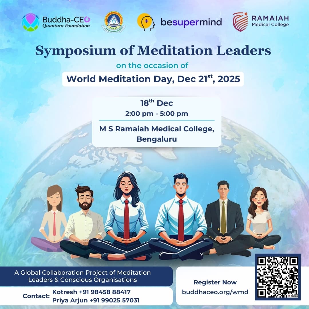 Buddha-CEO Quantum Foundation - Bangalore M S Ramaiah Medical College